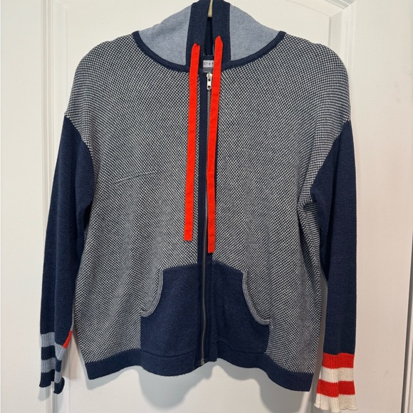 Zaket & Plover BIRDEYE HOODIE Denim Combo Small - Picture 5 of 12